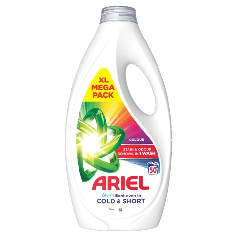 Ariel Washing Liquid, 50 Washes, Colour