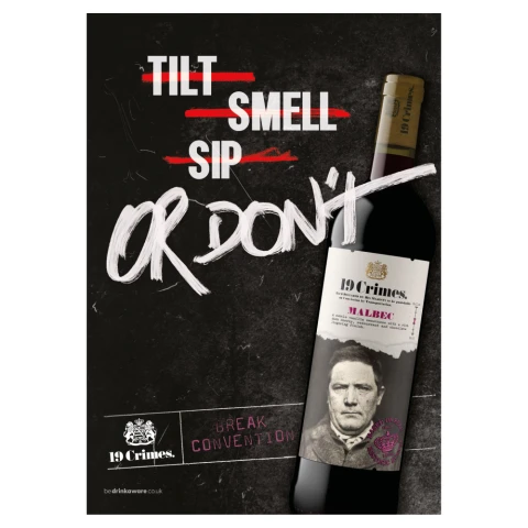 19 Crimes Malbec 75Cl (Abv 13.5%)