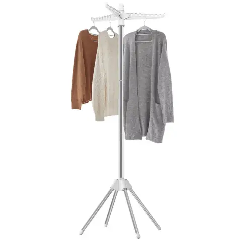 SONGMICS Clothes Rack, 67x67x150cm, Stainless Steel, Plastic