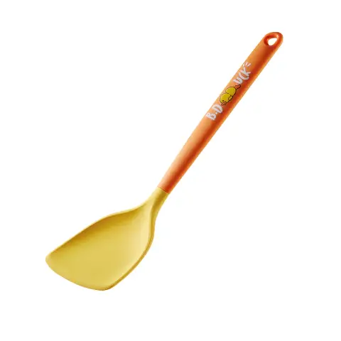 COOKER KING × B.Duck Ente Antihaft-Pfannenwender aus Silikon, hitzebeständiger Küchenwender für das Kochen, Haushaltsküchengeräte/Küchenspielzeug/Pfannenwender