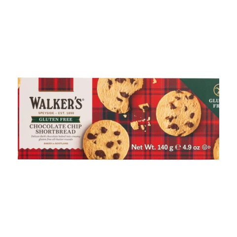 Walkers Shortbread - Gluten Free Chocolate Chip Shortbread - 140g