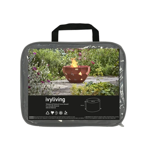 Waterproof Fire Pit Cover in Eco-Friendly Material (Round) H45CM W82CM