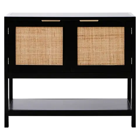 Interiors by Premier Sideboard Sherman Black/Rattan