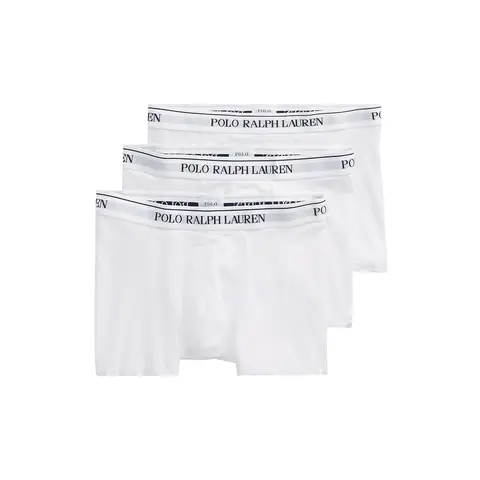 Ralph Lauren Stretch Cotton Trunk 3-Pack - White