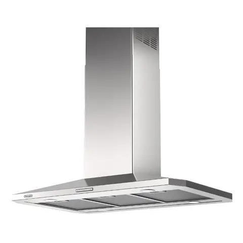 DeLonghi KA190 SS 60cm Chimney Cooker Hood, Ducted OR Recirculation