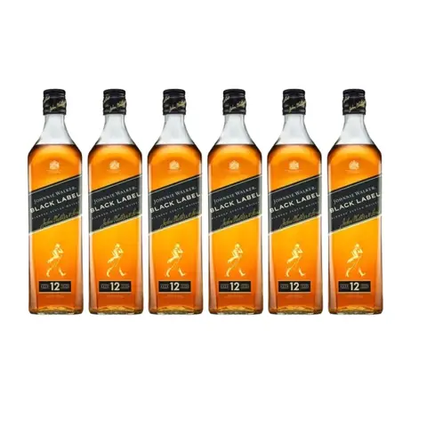 Johnnie Walker Black Label Blended Scotch Whisky 40% 6x0.7L