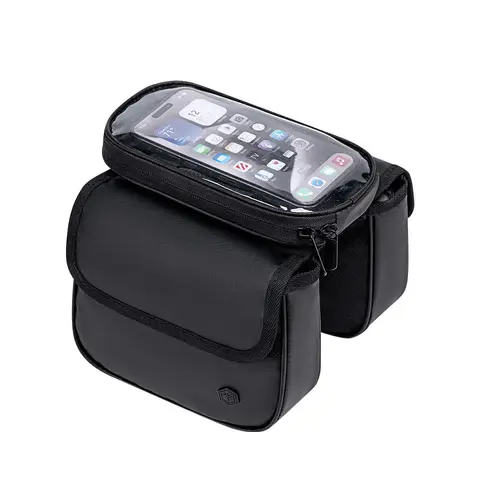 ochama x J.ZAO Fahrrad-Vorderrahmentasche - Fahrrad-Mountainbike-Tasche, Telefon- und sonstige Aufbewahrungstasche