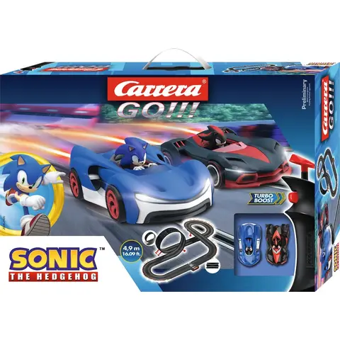 Carrera GO!!! Sonic the Hedgehog Racecircuit Set - 4,9 m, 1:43 schaal