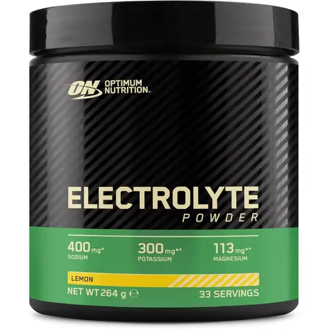 Optimum Nutrition elektrolyten supplement poeder met zoetstof citroensmaak, 33 porties, 264 g