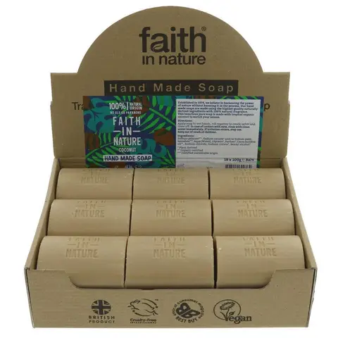 Faith In Nature Loose Soap Coconut 18 x 100g