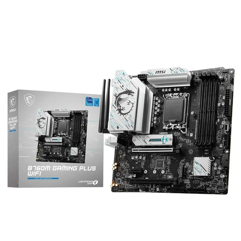 MSI B760M GAMING PLUS WIFI Mainboard Intel B760 LGA 1700 Micro-ATX