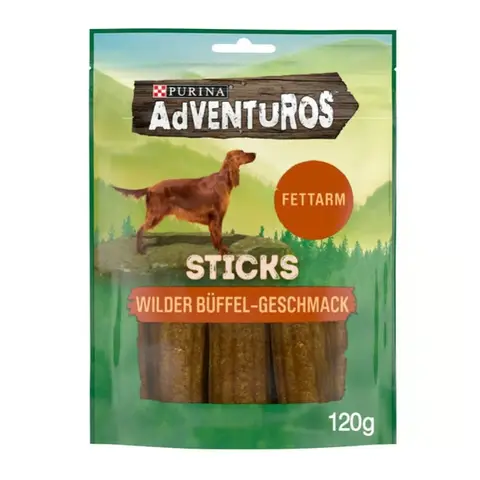 PURINA AdVENTUROS Sticks Büffelgeschmack 120 g