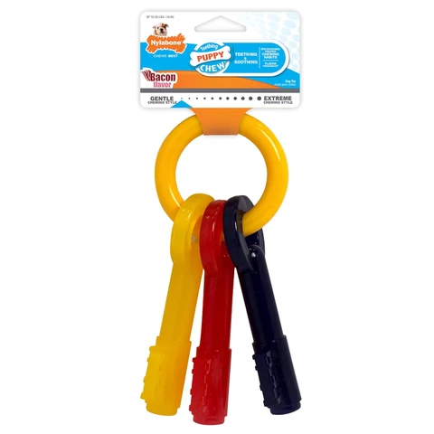 Nylabone Jouet à mâcher pour chiot <16 kg saveur bacon