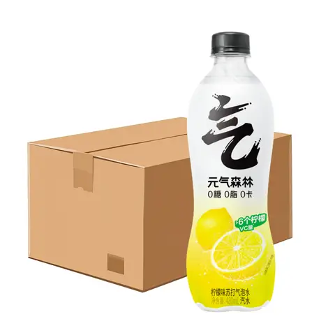 Qingqi Forest Sparkling Water - Lemon Flavor (PET) 15 x 480ml