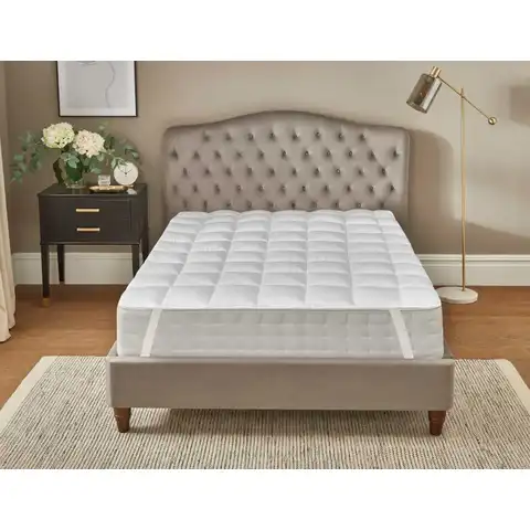 NightComfort Mattress Topper Quilted Microfibre 800GSM King