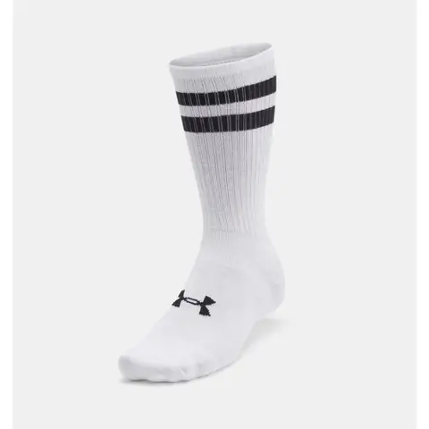 Under Armour Essential Unisex 6-Pack Crew Socks - White