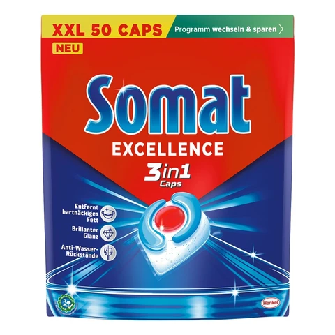 Somat Spülmaschinen-Caps Excellence 3in1 50 Tab 905 g