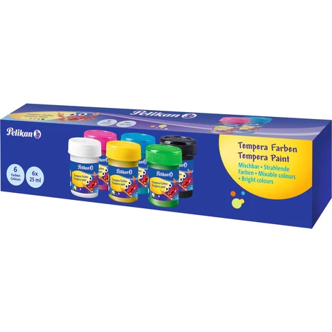 Pelikan Schulmalfarben-Set 740/6EU 25ml 6 Farben sortiert