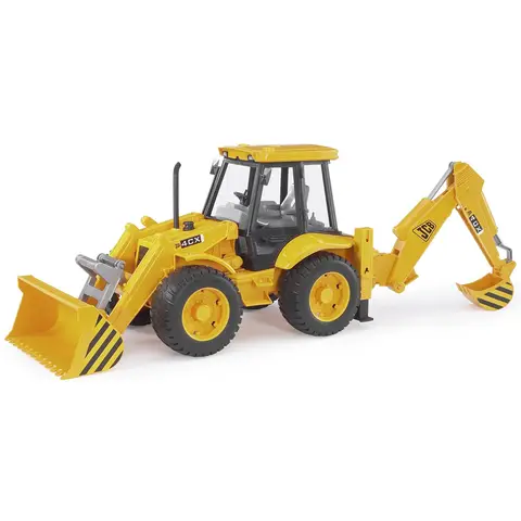Bruder JCB 4CX Backhoe Loader 1:16 Scale Model with Working Digger & Loader