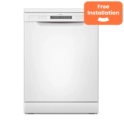 Amica ADF650WH 60 cm Freestanding Dishwasher – 14 Place Settings – Energy Class E – White