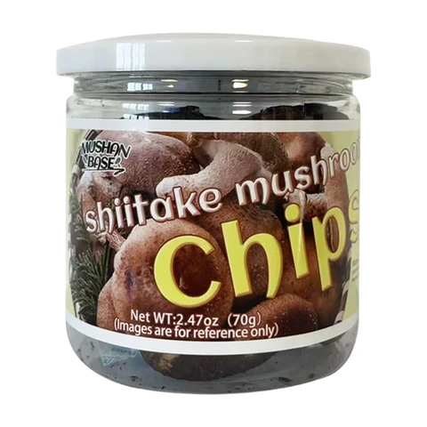 MUSHAN Shiitake Mushroom Crackers, Healthy Snack, 70g
