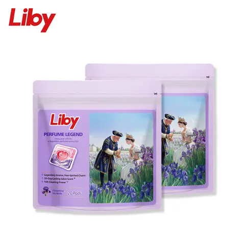 Liby wasmiddelcapsules met legendaire geur (Iris) (40 stuks)