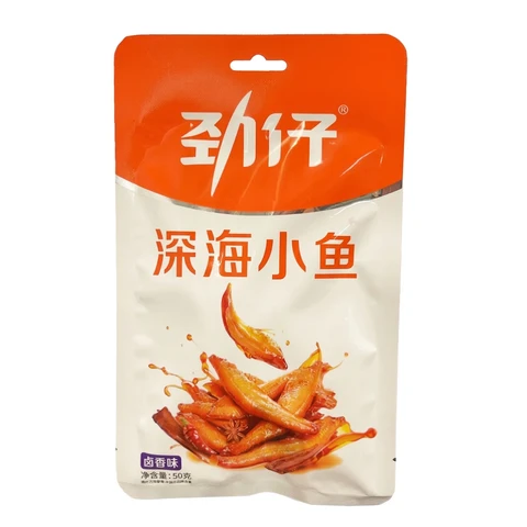 Jin Zai Braised Flavor Deep Sea Small Fish Snack 50g