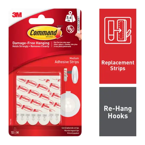 17021 MED REPLACE STRIPS(10)PK6NT
