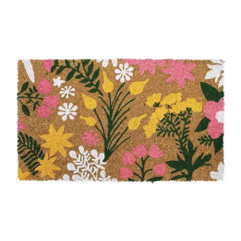 Likewise Doormat Cottage Flowers Coir 40x70cm