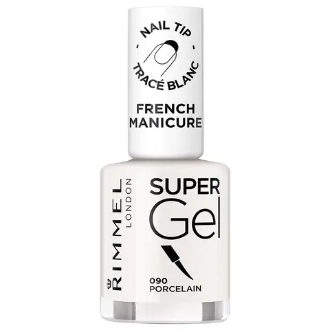 Rimmel London Super Gel French Manicure Vernis à ongles n°090 Porcelaine - 12 ml