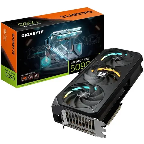 Carte Graphique GIGABYTE RTX 5090 - 32 Go GDDR7 - PCIe x16 (GV-N5090GAMINGOC-32GD)
