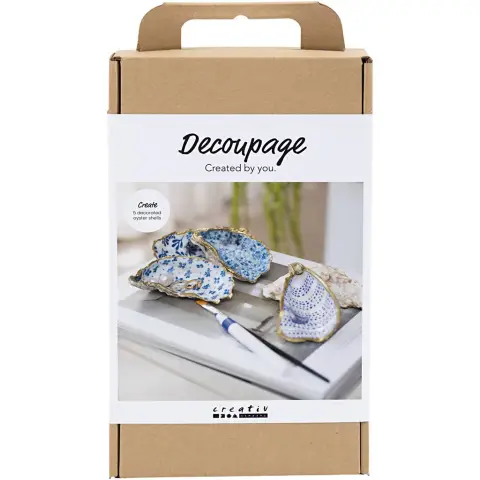 Creativ Craft Kit Decoupage Oyster shells