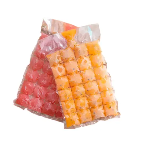 Maxcook Ice Cube Bag Disposable Ice Packs - Pack of 50