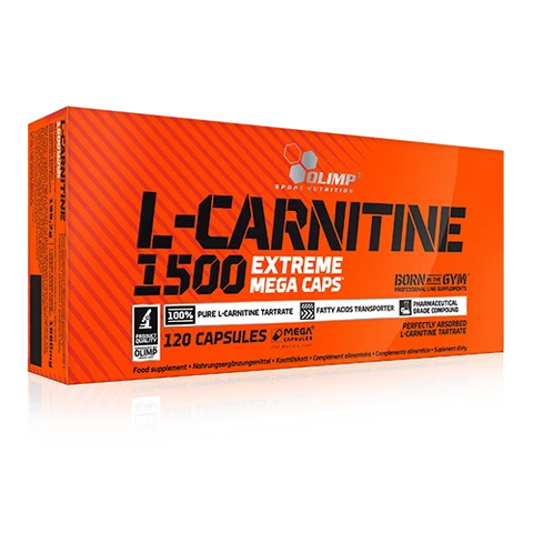Body&Fit L-Carnitine 1500 Mega Caps 120 pieces