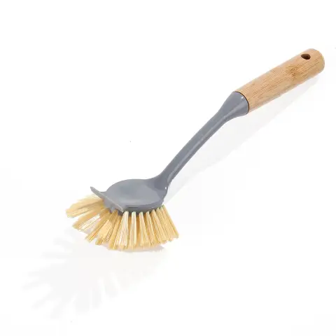 Bamboo handle kitchen brush