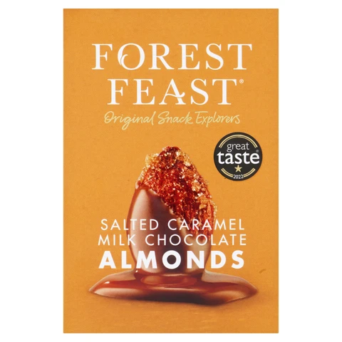 Forest Feast Salted Caramel Milk Chocolate Almonds Christmas Gift Cube