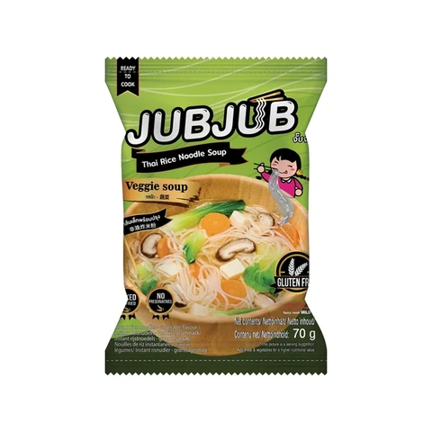 Jub Jub instant rijstnoedels groentesmaak 70 g