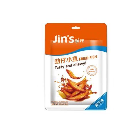 Jin Zai Snack Mini Poisson de Mer Profonde, Saveur Sauce, 110 g (9-11 Sachets Individuels)