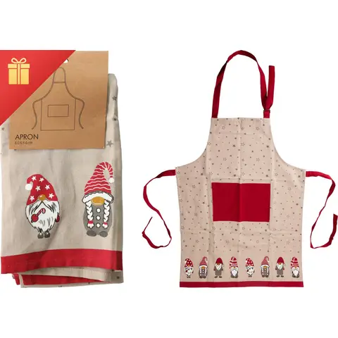 Koopman Schort met Kerst Ontwerp