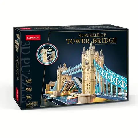 Cubic Fun 3d Puzzel Tower Bridge LED