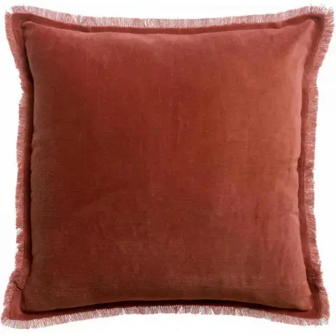 Coussin Uni Fara Sienne 45 x 45 cm