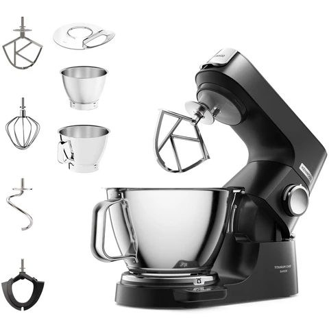 Kenwood Titanium Chef Baker Black Keukenrobot KVC85.004BK