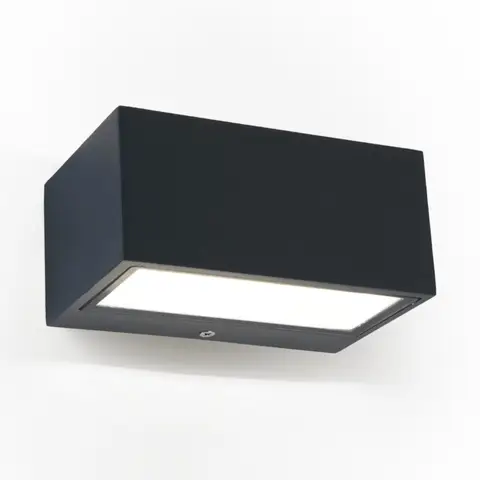 LUTEC Eco Light 6 LED Up- und Downlight Gemini 480 Lumen 10,5 Watt Aluminiumguss IP54 220-240 Volt, 4000K