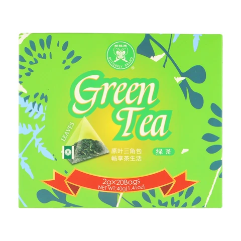 Butterfly Green Tea (Triangular Tea Bags), 2 g x 20