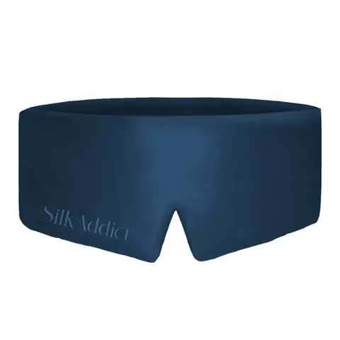 Silk Addict 100% Mulberry Silk Sleep Mask Navy