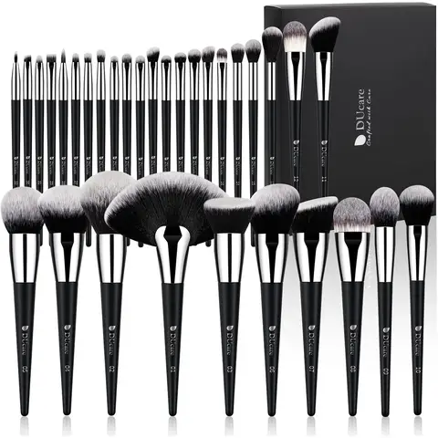 DUcare Kit professionnel de pinceaux de maquillage, 32 pièces, cadeau pour la journée des femmes