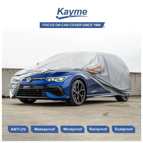 Kayme Autoabdeckung Für Schrägheck Passend Für Größe 415 Bis 450 CM