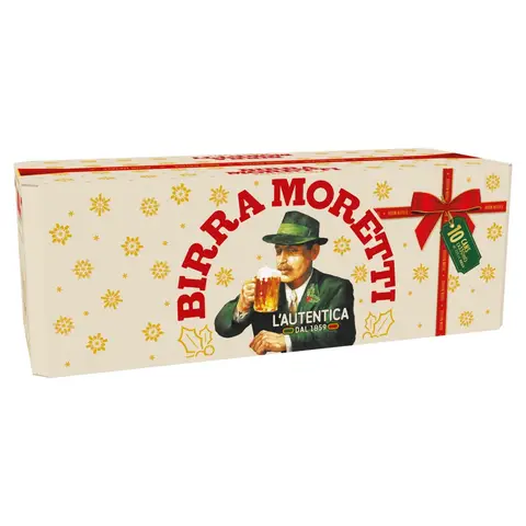 Birra Moretti Premium Lager Cans 10 x 330ml