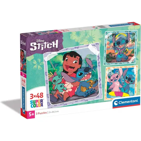 Clementoni Stitch legpuzzel - 144 stuks, 32 x 22 cm