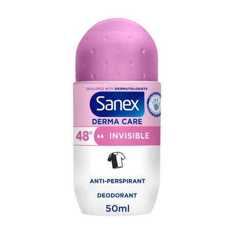 Sanex Derma Care Invisible Dry 48hr Roll On Deodorant 50ml